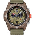 Luminox Luminox Bear Grylls Survival ECO Master Series XB.3757.ECO  XB.3757.ECO кварцевые мужские часы  зеленый циферблат, браслет нейлон — вид спереди